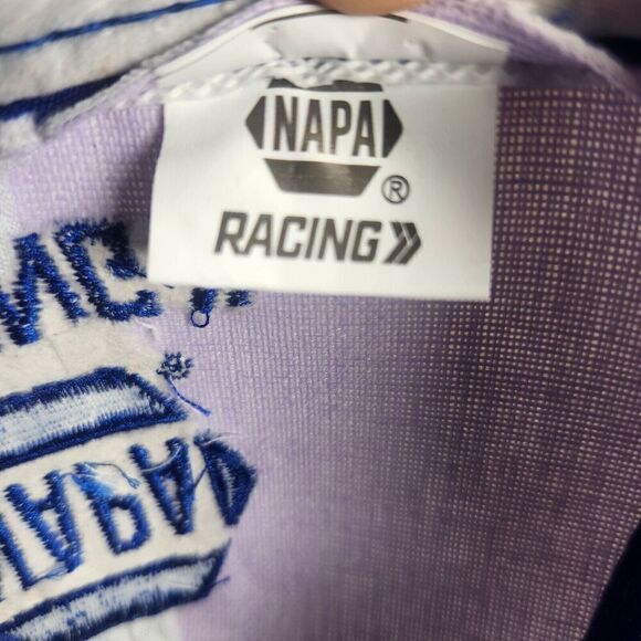 NAPA Racing Hat Cap Strap Back Blue White NASCAR NHRA INDYCAR Embroidered Sports - Picture 10 of 11